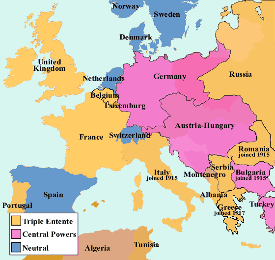 World War 1 - Alliances