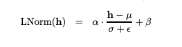 Standard Layer Normalization